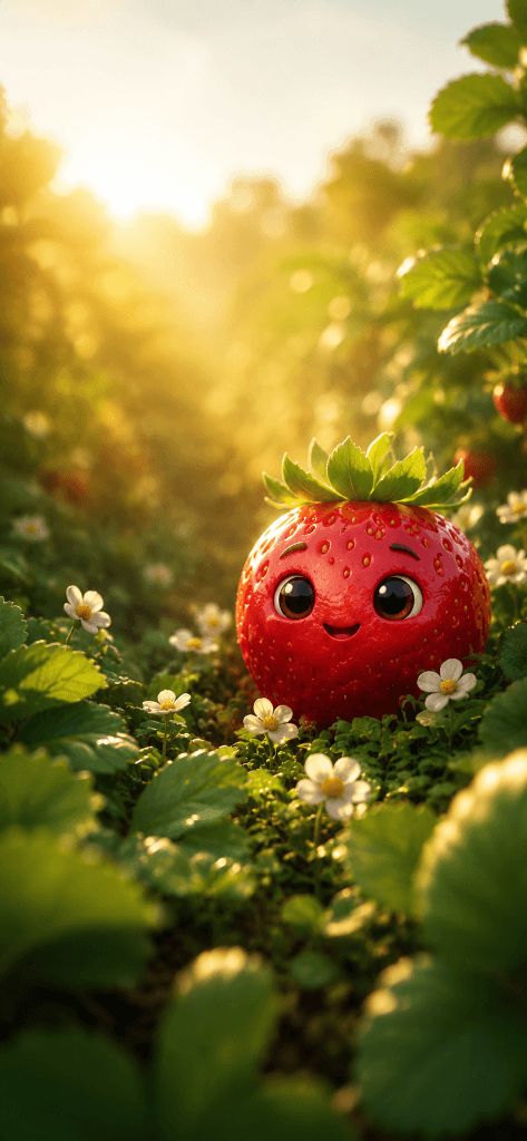 Mascotte Fraise — Les Jardins Lamoureux
